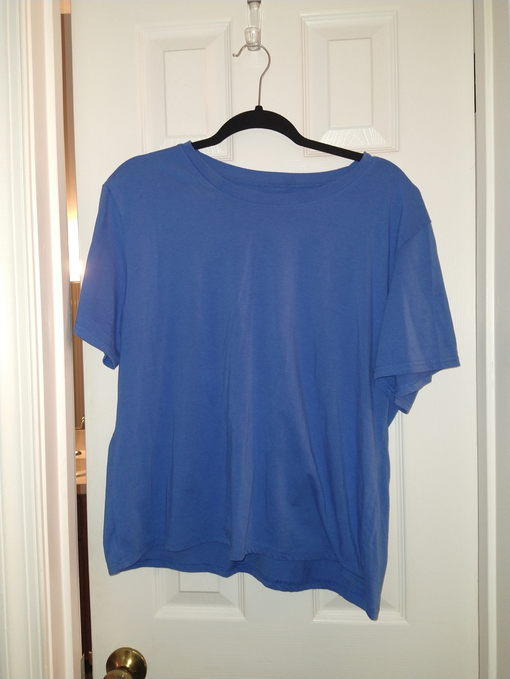 Women's Blue Short-Sleeve Tee Shirt